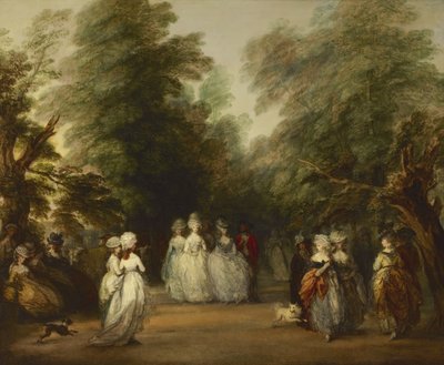 El Mall en el parque de St. James de Thomas Gainsborough